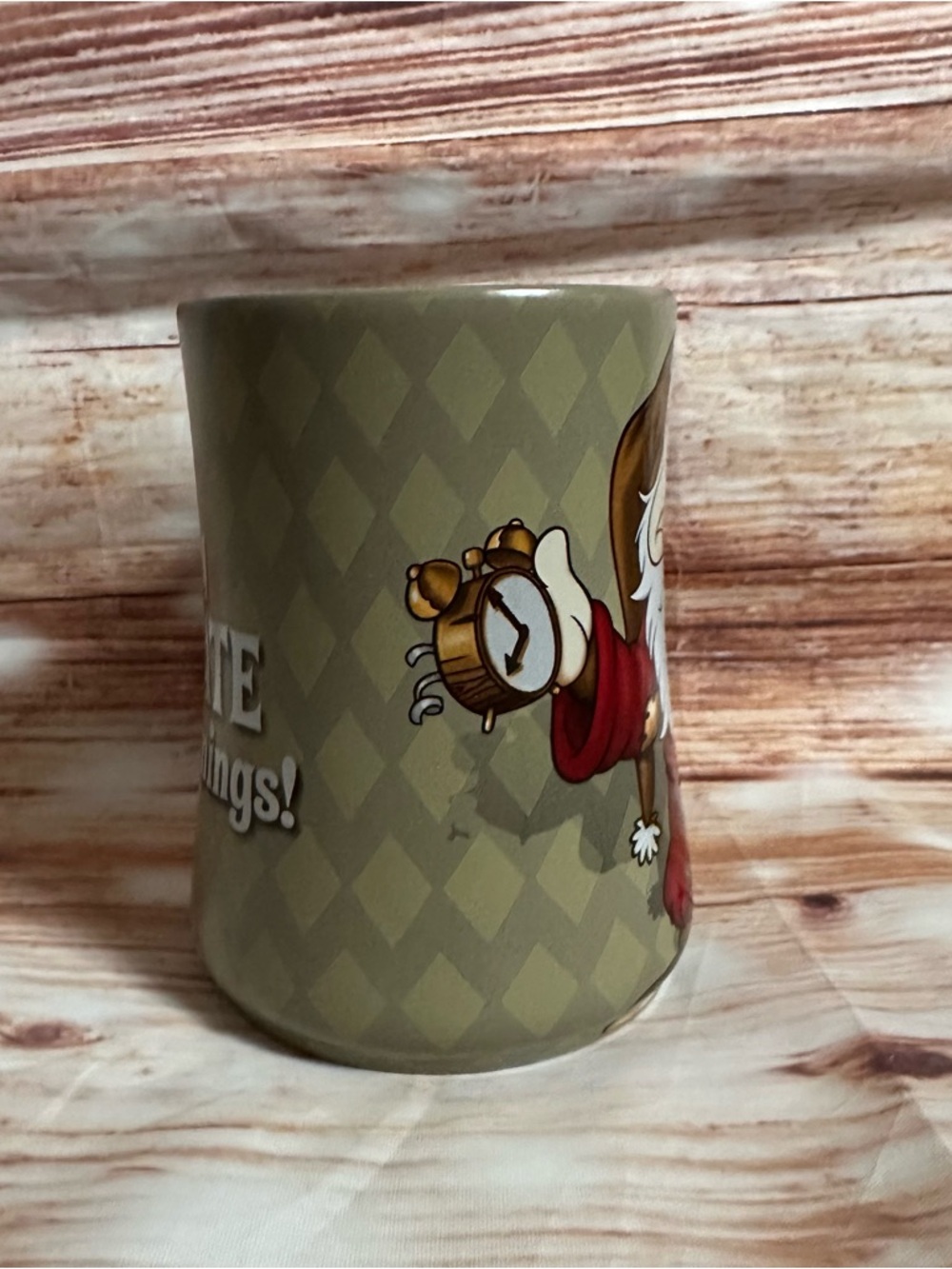 Disney Parks Grumpy I Hate Mornings Coffee Mug Cup Snow White 7 Dwarfs 16 Oz - Picture 4 of 7